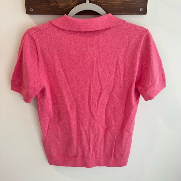 NWT J Crew Cotton Cashmere Petal Pink Polo XS - Picture 8 of 8
